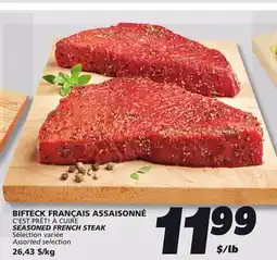 IGA SEASONED FRENCH STEAK offer