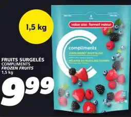 IGA COMPLIMENTS FROZEN FRUITS offer