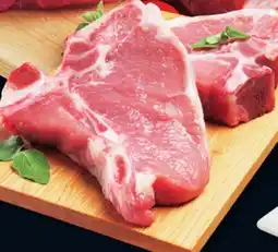 IGA FRESH GRAIN-FED VEAL LOIN CHOPS, T-BONE OR WING STEAK offer