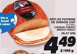 IGA OLYMEL COOKED TURKEY BREAST ROAST offer