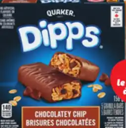 IGA QUAKER DIPPS BARS offer
