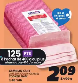 IGA LAFLEUR OR OLYMEL COOKED HAM offer