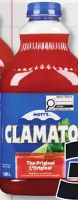IGA MOTT'S TOMATO CLAM COCKTAIL offer
