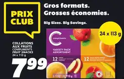 IGA COMPLIMENTS FRUIT SNACKS offer