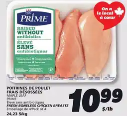 IGA FRESH BONELESS CHICKEN BREASTS offer