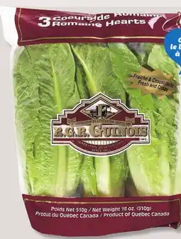 IGA ROMAINE HEARTS offer