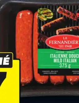 IGA LA FERNANDIÈRE FRESH SAUSAGES OR COCKTAIL SAUSAGES offer