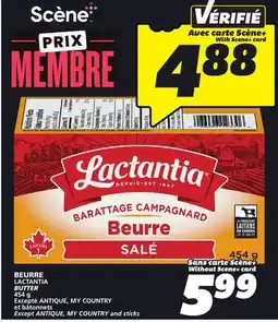 IGA LACTANTIA BUTTER offer