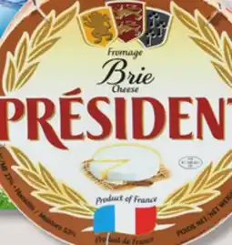 IGA PRÉSIDENT FROMAGE CHEESE offer
