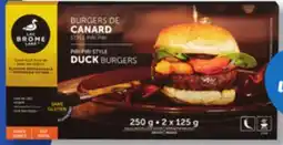 IGA LAC BROME FROZEN DUCK BURGERS offer