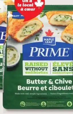 IGA MAPLE LEAF PRIME FROZEN BREADED CHICKEN BREASTS offer