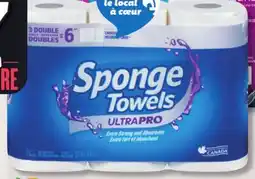 IGA SPONGE TOWELS ULTRA PAPER TOWELS offer