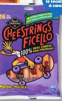 IGA BLACK DIAMOND FICELLO CHEESE STICKS offer