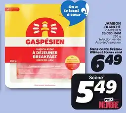 IGA GASPÉSIEN SLICED HAM offer