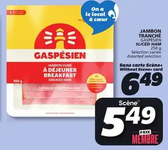 IGA GASPÉSIEN SLICED HAM offer