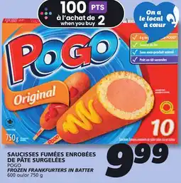 IGA POGO FROZEN FRANKFURTERS IN BATTER offer