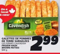 IGA LES FERMES CAVENDISH FROZEN HASH BROWN PATTIES offer