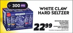 IGA WHITE CLAW SPARKLING ALCOHOLIC MALT BEVERAGE offer