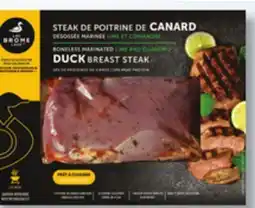 IGA LAC BROME BONELESS MARINATED DUCK BREAST STEAK offer