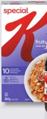 IGA KELLOGG'S SPECIAL K CEREAL offer