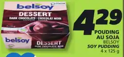 IGA BELSOY SOY PUDDING offer