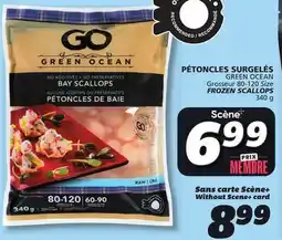 IGA GREEN OCEAN FROZEN SCALLOPS offer
