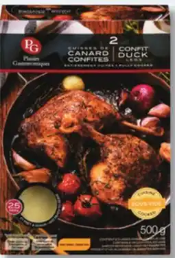 IGA PLAISIRS GASTRONOMIQUES DUCK LEGS CONFIT STYLE offer