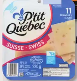 IGA P'TIT QUÉBEC CHEESE SLICES offer