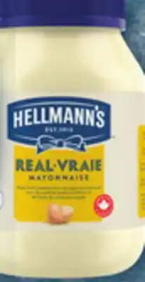 IGA HELLMANN'S MAYONNAISE offer