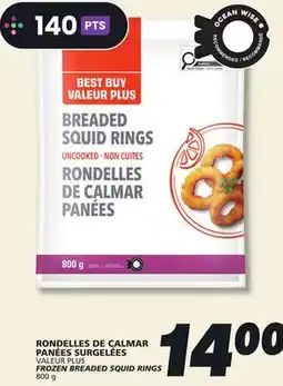 IGA VALEUR PLUS FROZEN BREADED SQUID RINGS offer