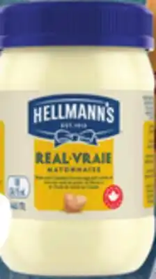 IGA HELLMANN'S MAYONNAISE offer