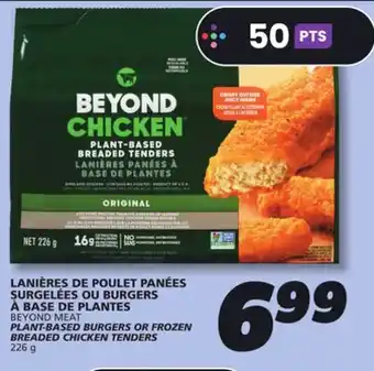 IGA BEYOND MEAT PLANT-BASED BURGERS OR FROZEN BREADED CHICKEN TENDERS offer