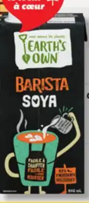 IGA EARTH'S OWN AMANDE (1,89 L), AVOINE, BARISTA SOYA (946 mL) PLANT-BASED BEVERAGE offer