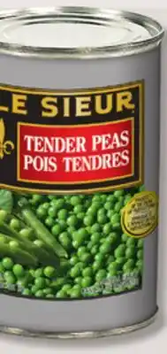 IGA LE SIEUR (398 mL) TENDER PEAS offer
