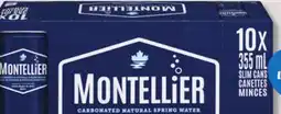 IGA MONTELLIER CARBONATED NATURAL SPRING WATER offer