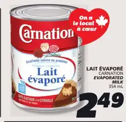 IGA CARNATION EVAPORATED MILK offer