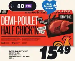 IGA BENNY & C0. COOKED HALF CHICKEN offer