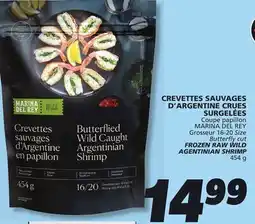 IGA MARINA DEL REY Butterfly cut FROZEN RAW WILD AGENTINIAN SHRIMP offer