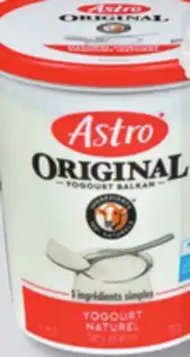 IGA ASTRO ORIGINAL YOGURT offer