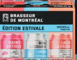 IGA BRASSEUR DE MONTRÉAL ÉDITION ESTIVALE BEER offer