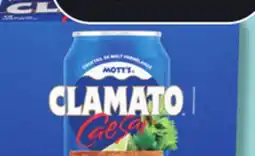 IGA MOTT'S CLAMATO ALCOHOLIC MALT BEVERAGE offer