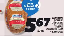 IGA LAFLEUR TOUPIE BONELESS HAM offer