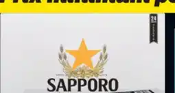 IGA SAPPORO BEER offer