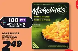 IGA MICHELINA'S FROZEN DINNER offer