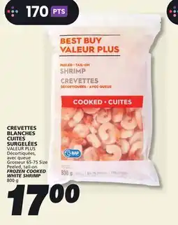 IGA VALEUR PLUS FROZEN COOKED WHITE SHRIMP offer