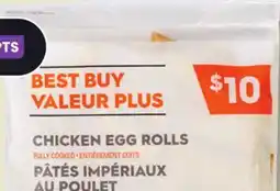 IGA VALEUR PLUS FROZEN EGG ROLLS OR SPRING ROLLS offer