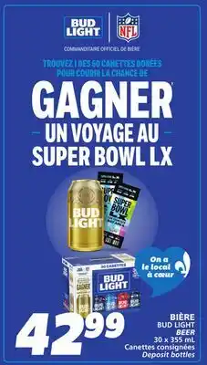 IGA BUD LIGHT BEER offer