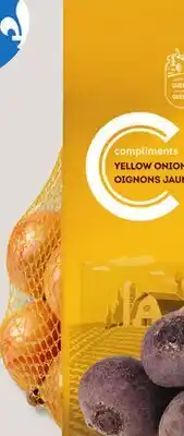 IGA COMPLIMENTS YELLOW ONIONS offer