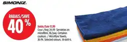 Canadian Tire Simoniz Microfibre Towels offer