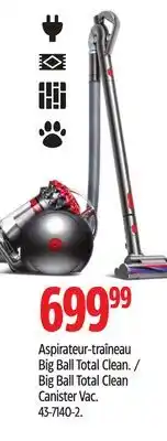 Canadian Tire Dyson Big Ball Total Clean Canister Vac offer